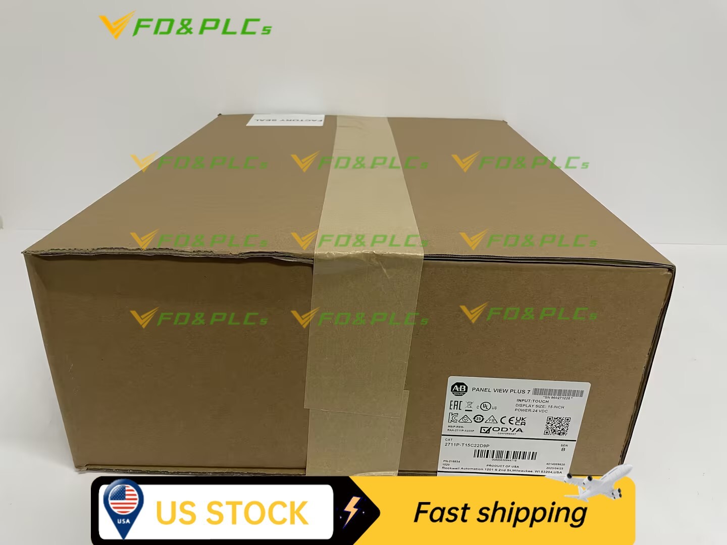 Allen-Bradley PanelView Plus 7 2711P-T15C22D9P AB 2711PT15C22D9P in stock