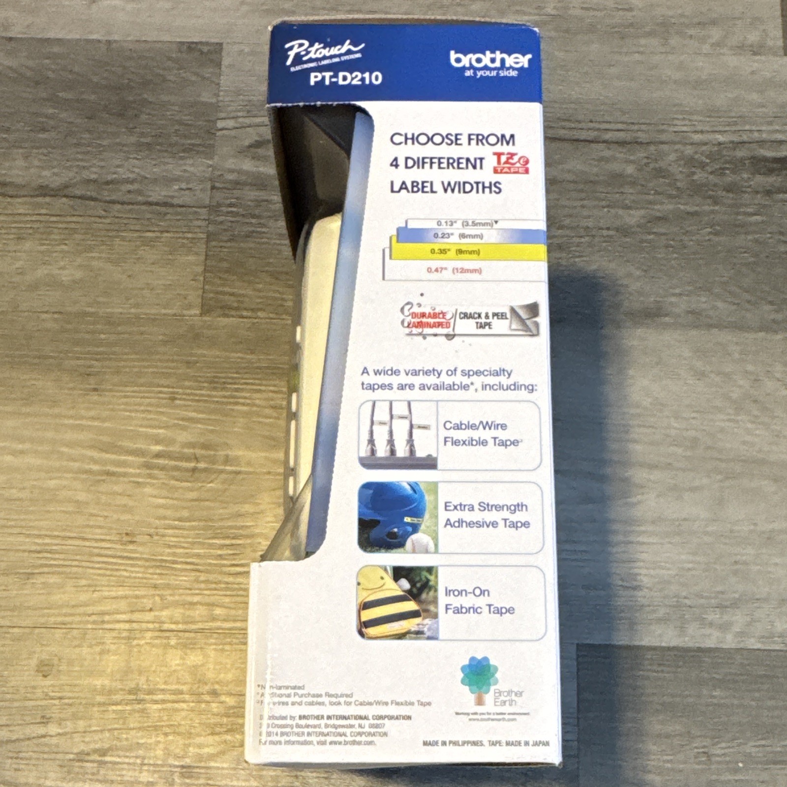 Brother P-Touch PT-D210 Compact Label Maker, 30-Label Memory