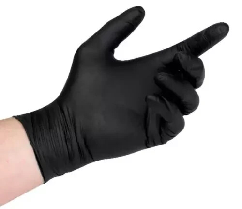 6 Mil Advance Black Nitrile Exam Gloves Powder Latex Free Case 1000 PCS XXL