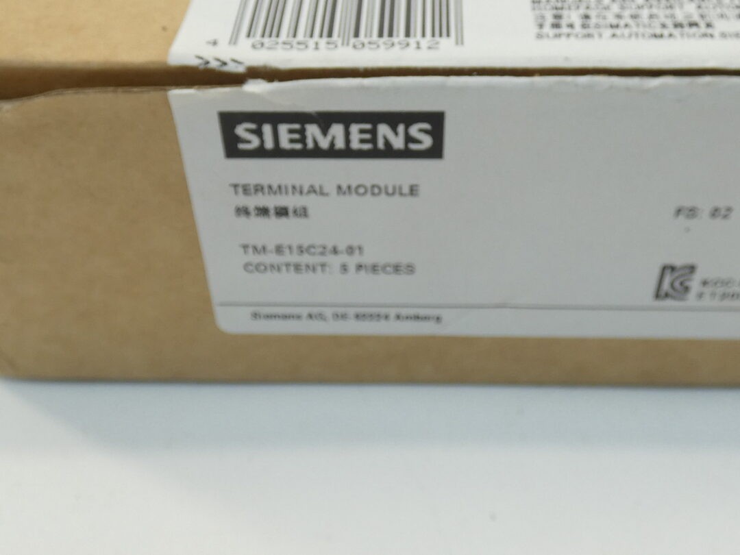 *Box of 5* Siemens 6ES7193-4CB30-0AA0 Terminal Module SIMATIC – NEW Surplus!