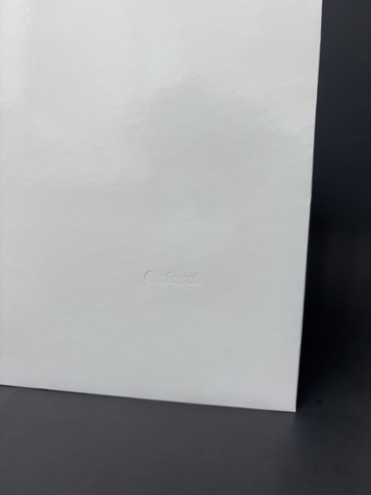Oxford White Laminated Twin Pocket Folders – Letter – 8.50″ X 11″ – 23 Folders
