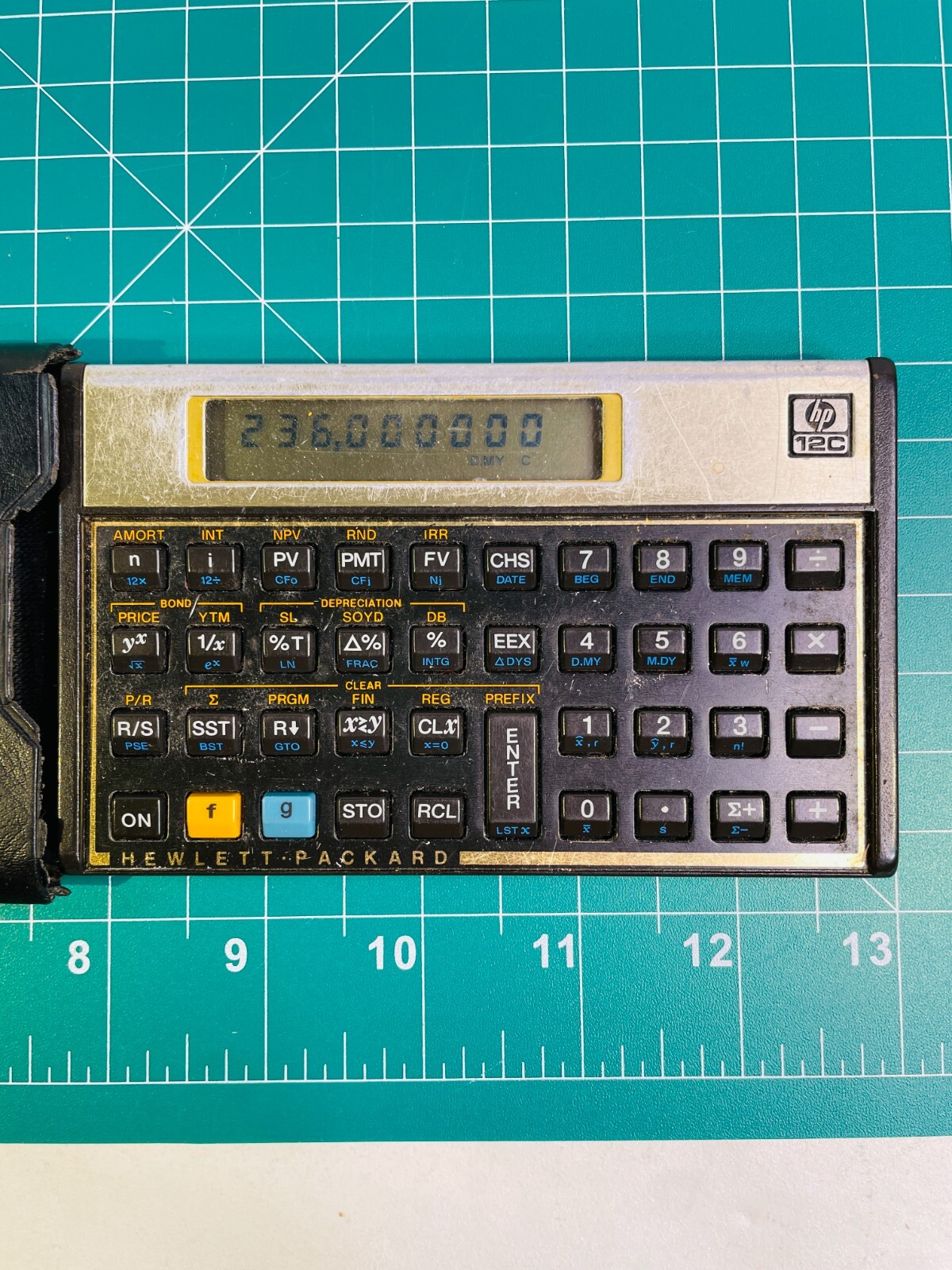 Vintage HP 12C Financial Calculator Original Cover Made in Malaysia Tested