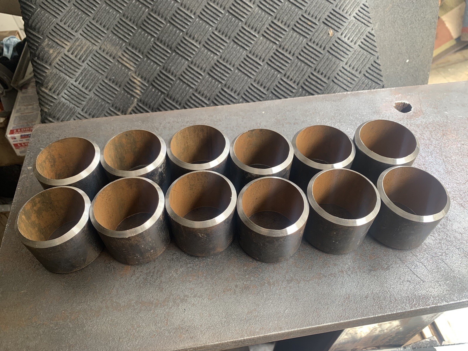 Weld COUPONSs, Pipe Beveled couponsS 3” ID x 2″ +/-1/8″ SCH 40 3 PAIRS