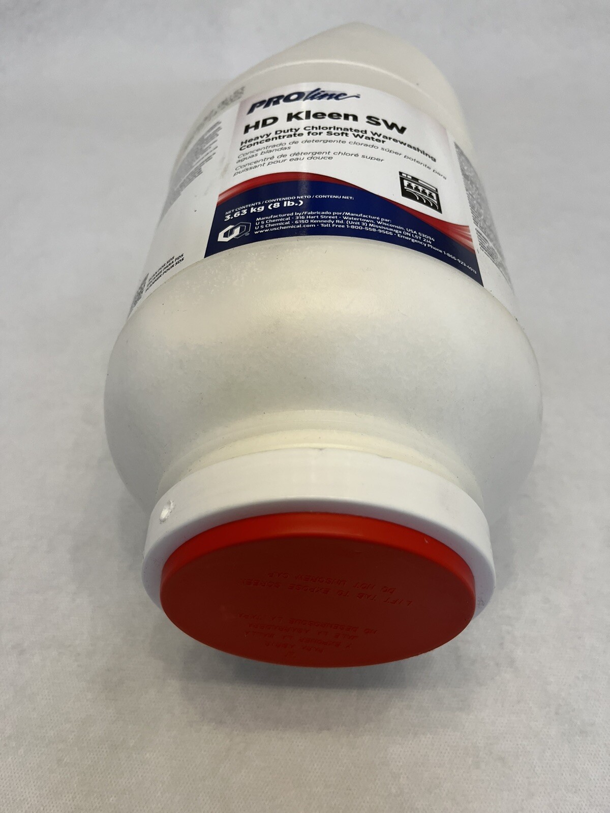 HD Kleen SW. heavy duty chlorinated warewashing concentrate for soft water.
