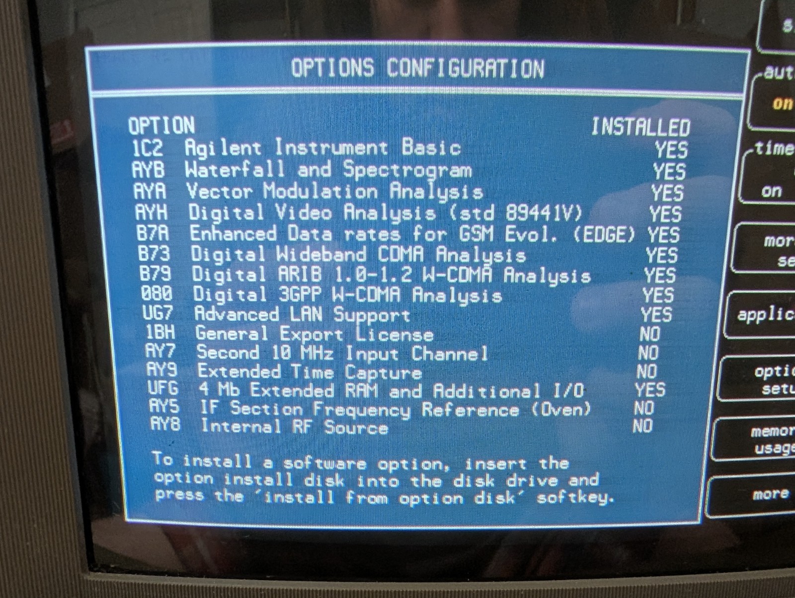 HP/Agilent 89441A Vector Signal Analyzer IF Unit DC-2.65 GHz in Good Working Cnd