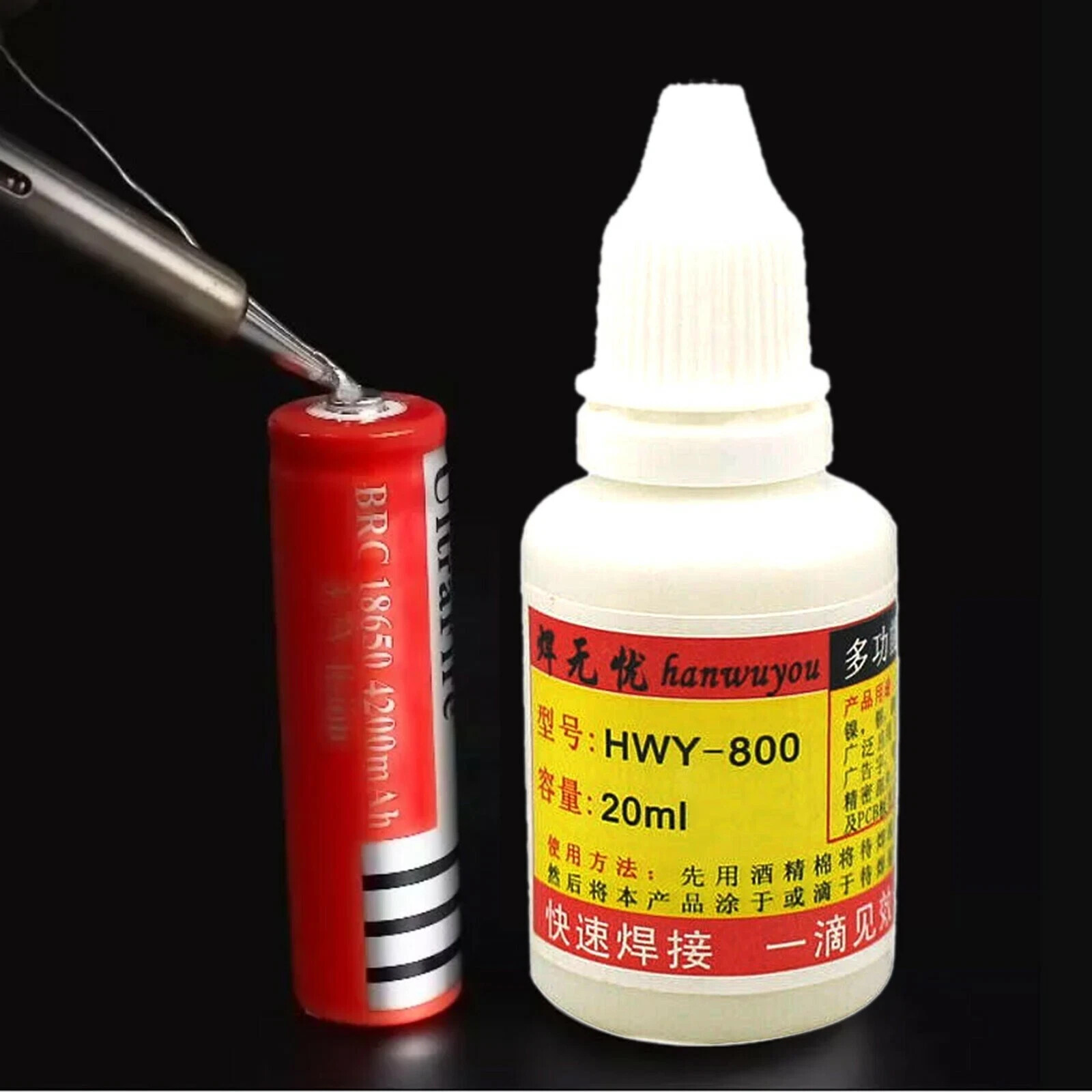 20ml Stainless Steel Flux Soldering Paste Stainless Steel Liquid Solder Tool NEW
