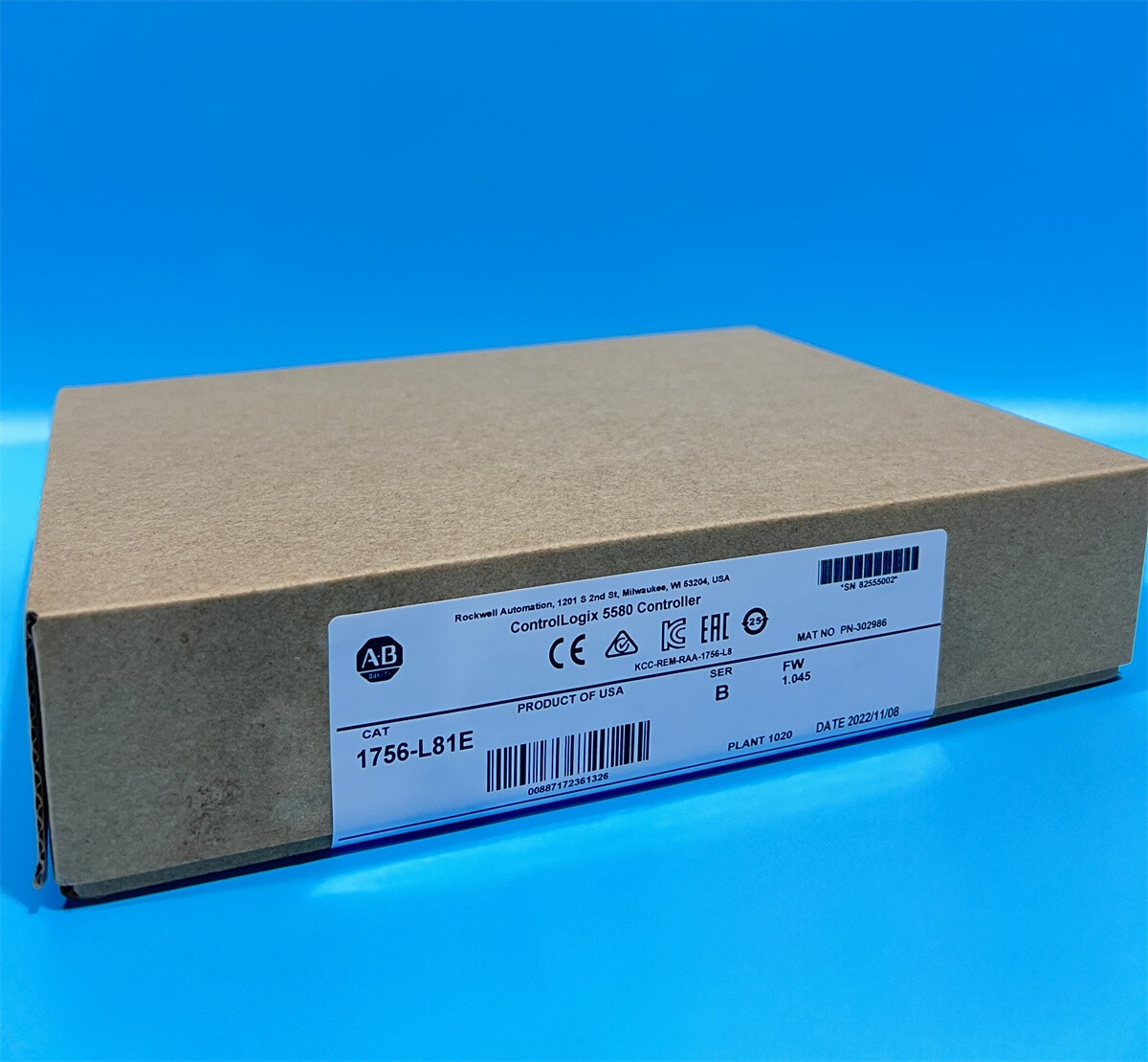 1756-L81E /B ControlLogix Logix5580 Processor 3MB New Sealed