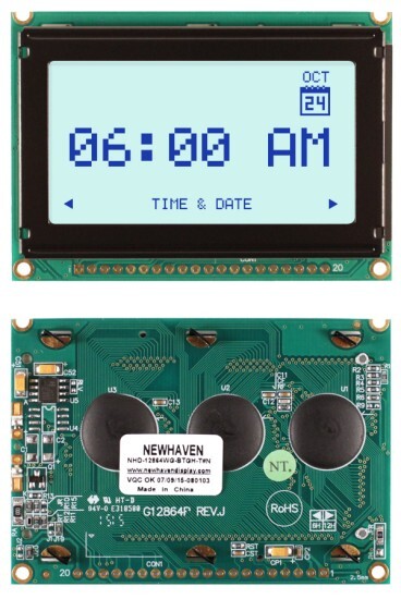 Newhaven Display NHD-12864WG-BTGH-T#N LCD Graphic Display + Temp Comp – 128 x…