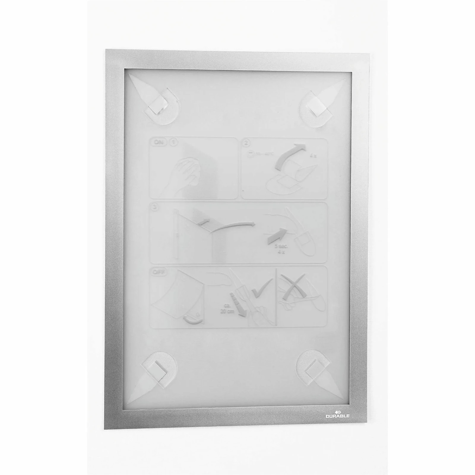 DuraFrame Wallpaper Sign Holder,8.50″ x 11″ Frame Size, Wall Mountable, cs of 10