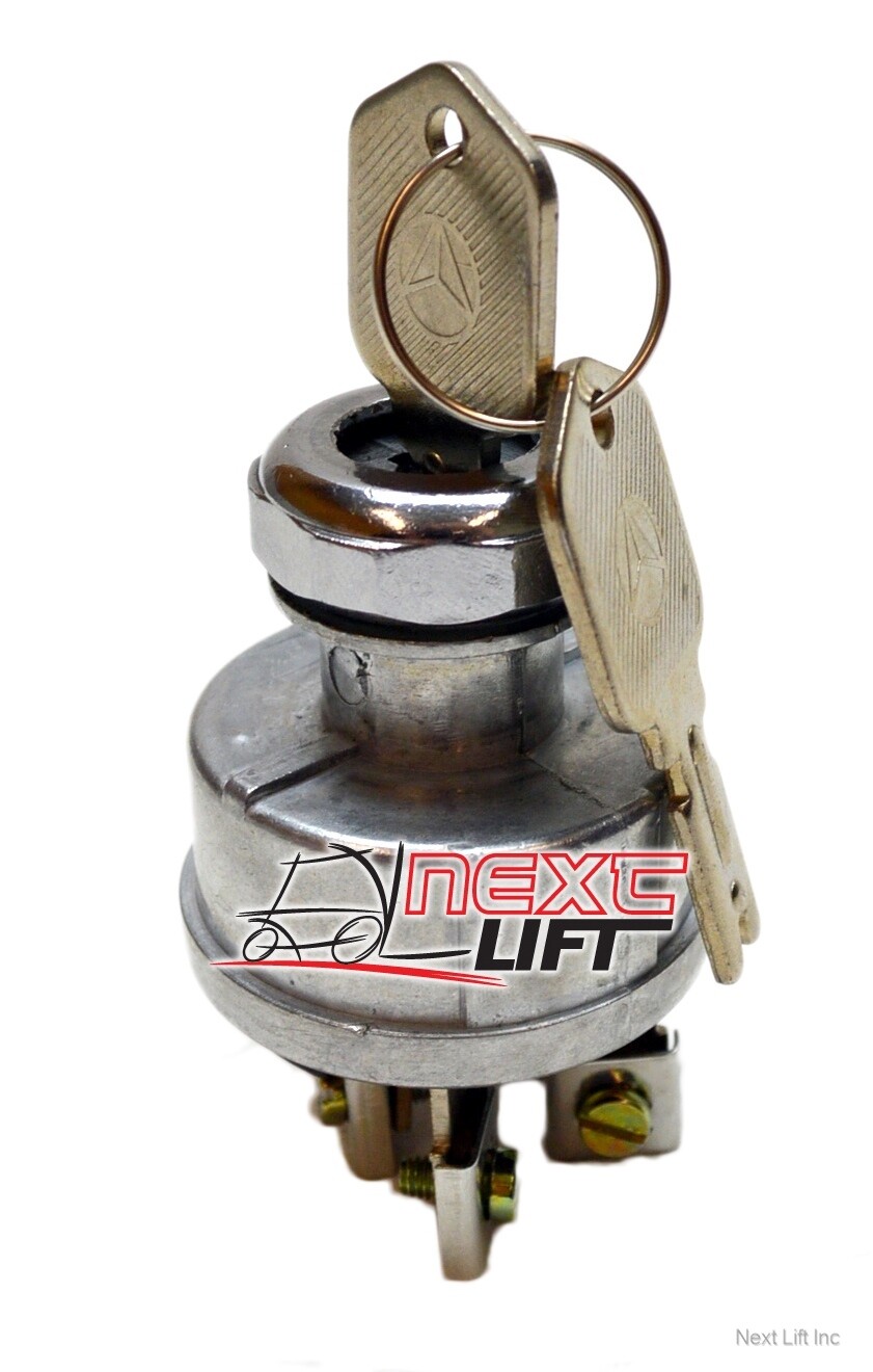 NEW UNIVERSAL IGNITION SWITCH CLARK HYSTER YALE CROWN DAEWOO KEY FORKLIFT CAT