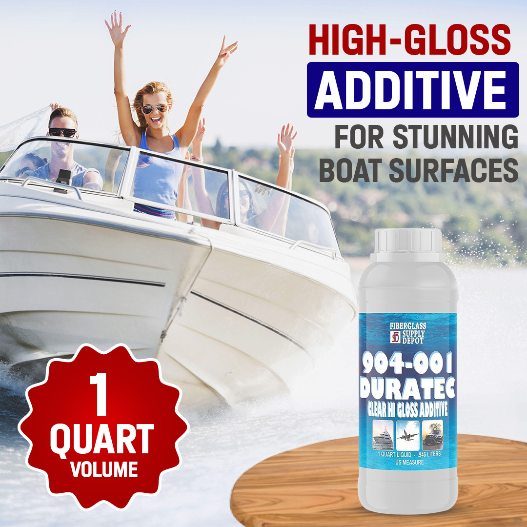 904-001 Duratec Clear Hi-Gloss Additive for Gelcoat (Quart)
