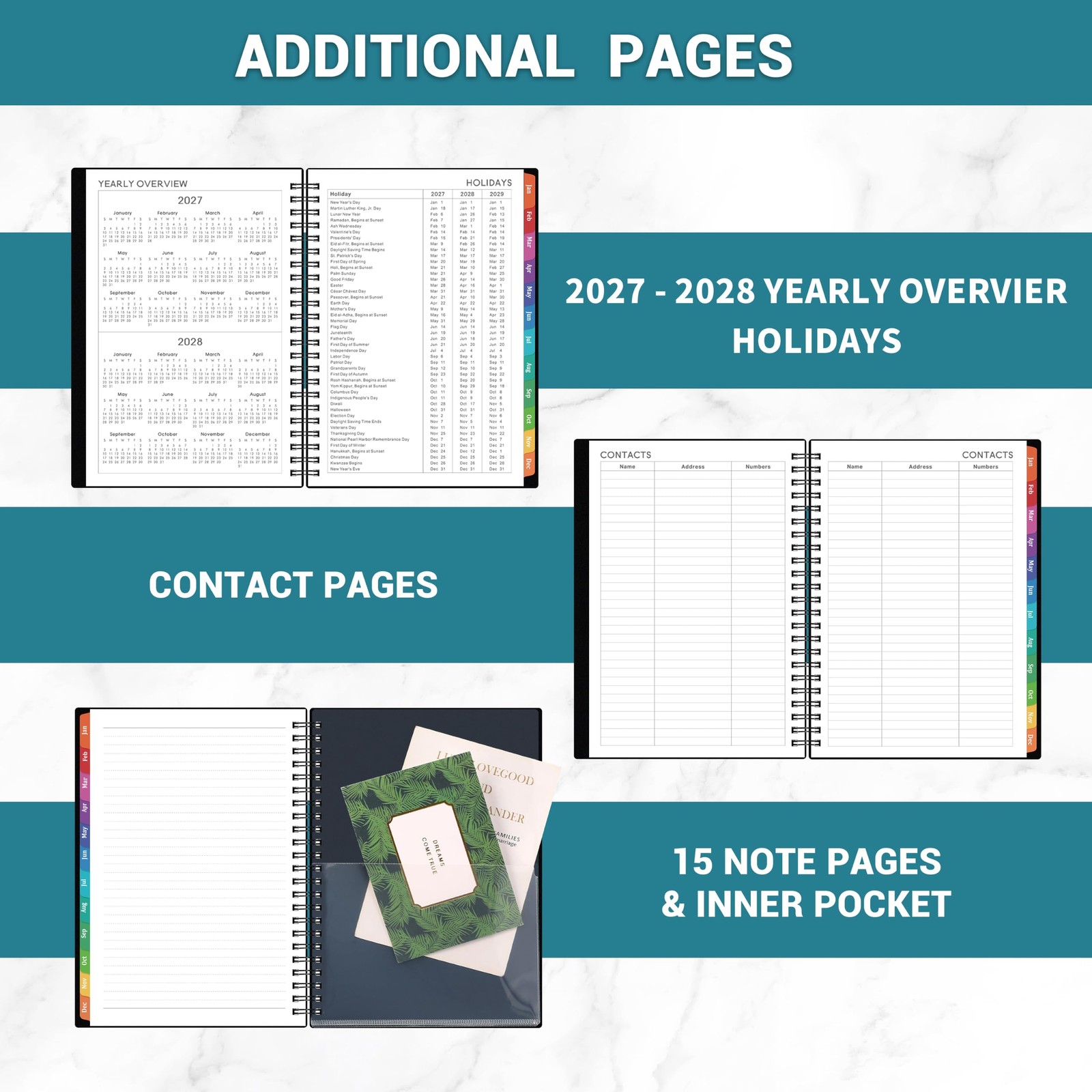 2027 Planner Weekly and Monthly Planner 2027, Jan. 2027 Dec. 2027