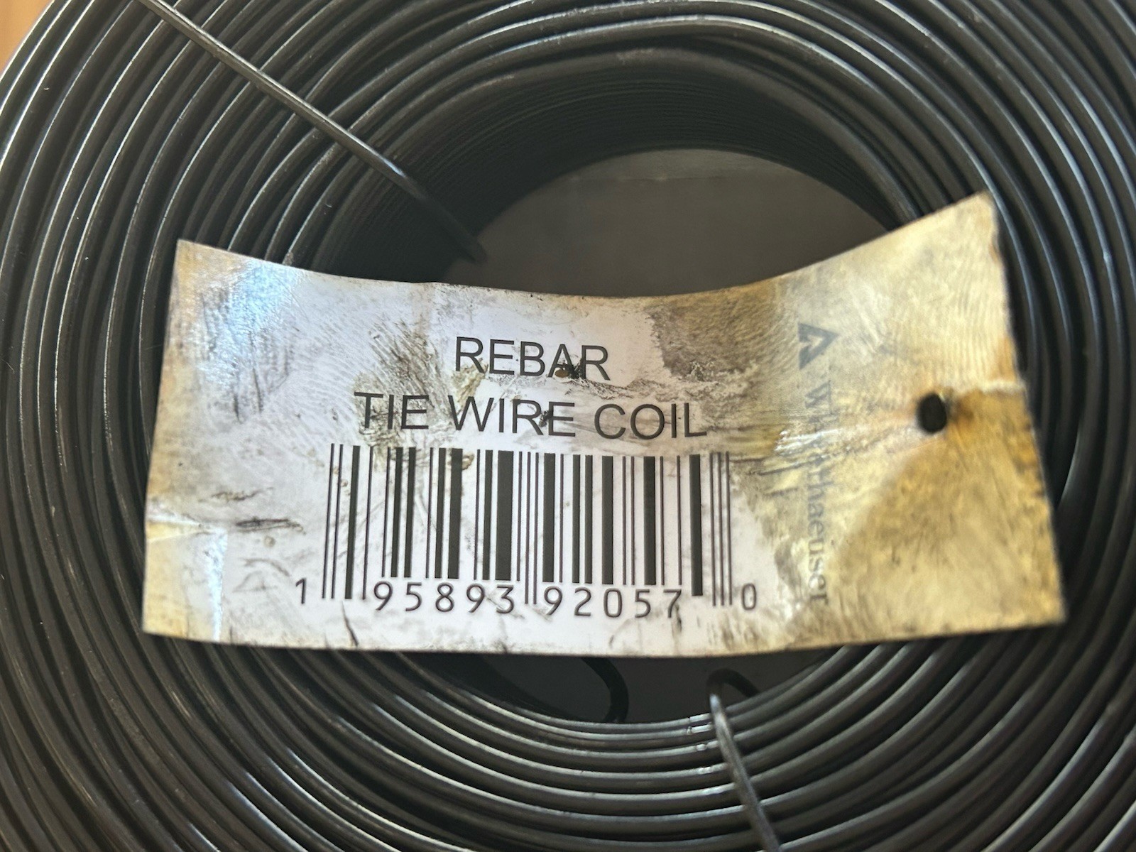 Lot of 5 x 3.5 lbs Black Annealed Rebar Tie Wire 16.5 Gauge, (1,650ft)
