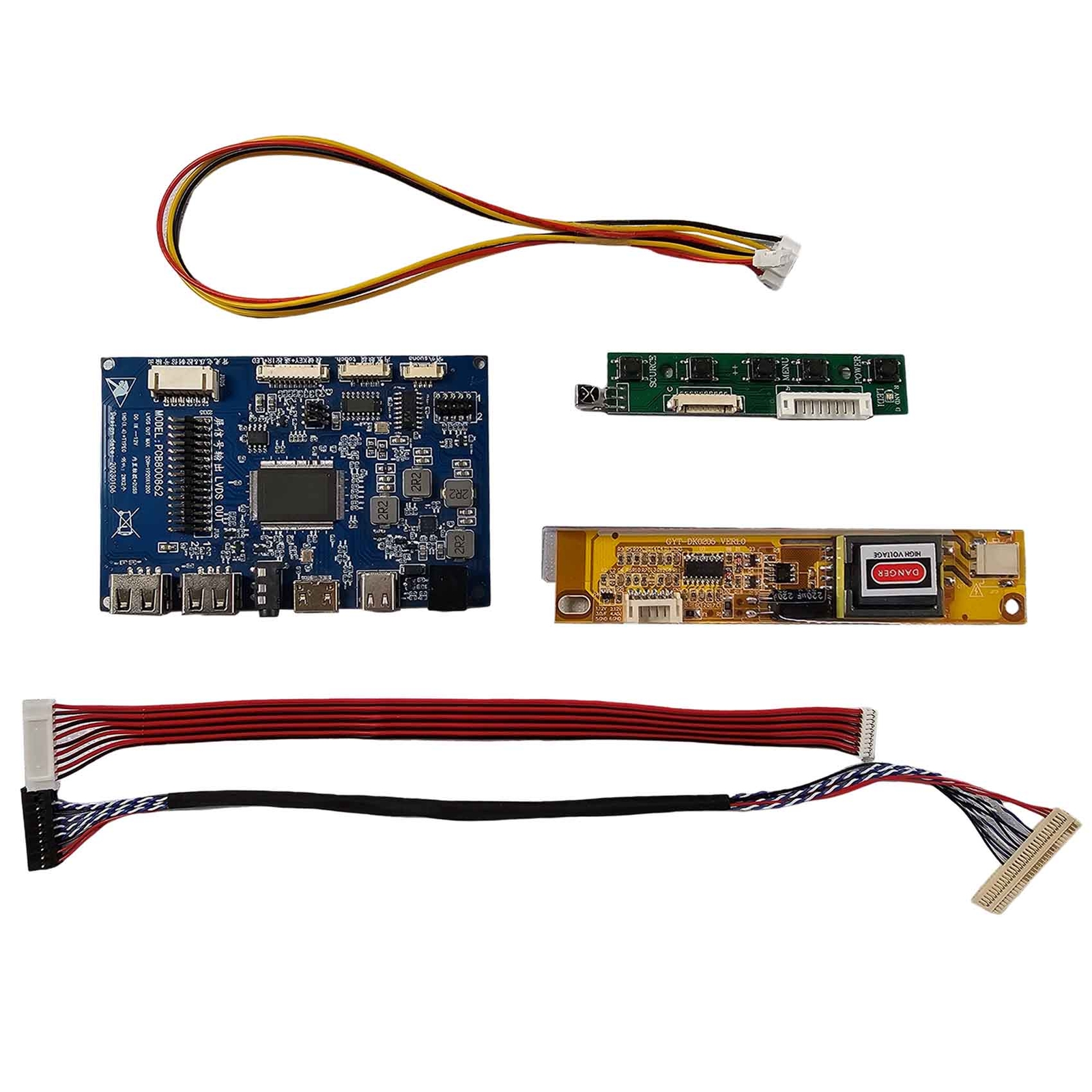 HDMI USB-C Type-C LCD Controller Board For 1366×768 40Pin LCD Screen LP156WH4-TL