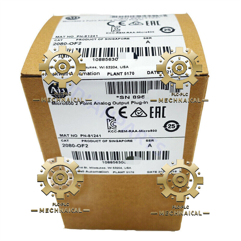 1 year warranty Free tax 1pc New Allen-Bradley 2080-OF2 Free shipping