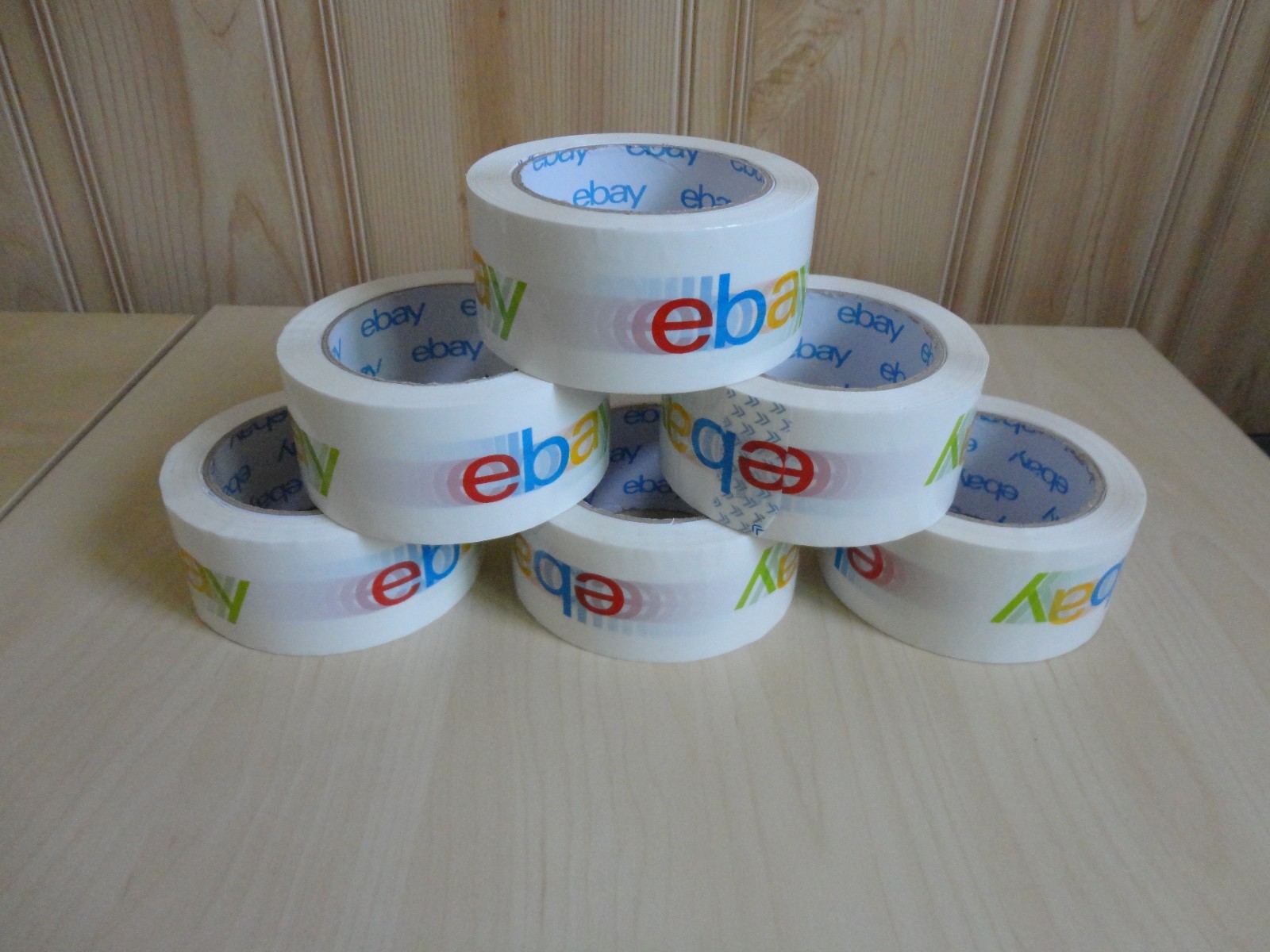Lot of Rolls eBay Branded BOPP Packaging Tape 75 yards per roll NEW!