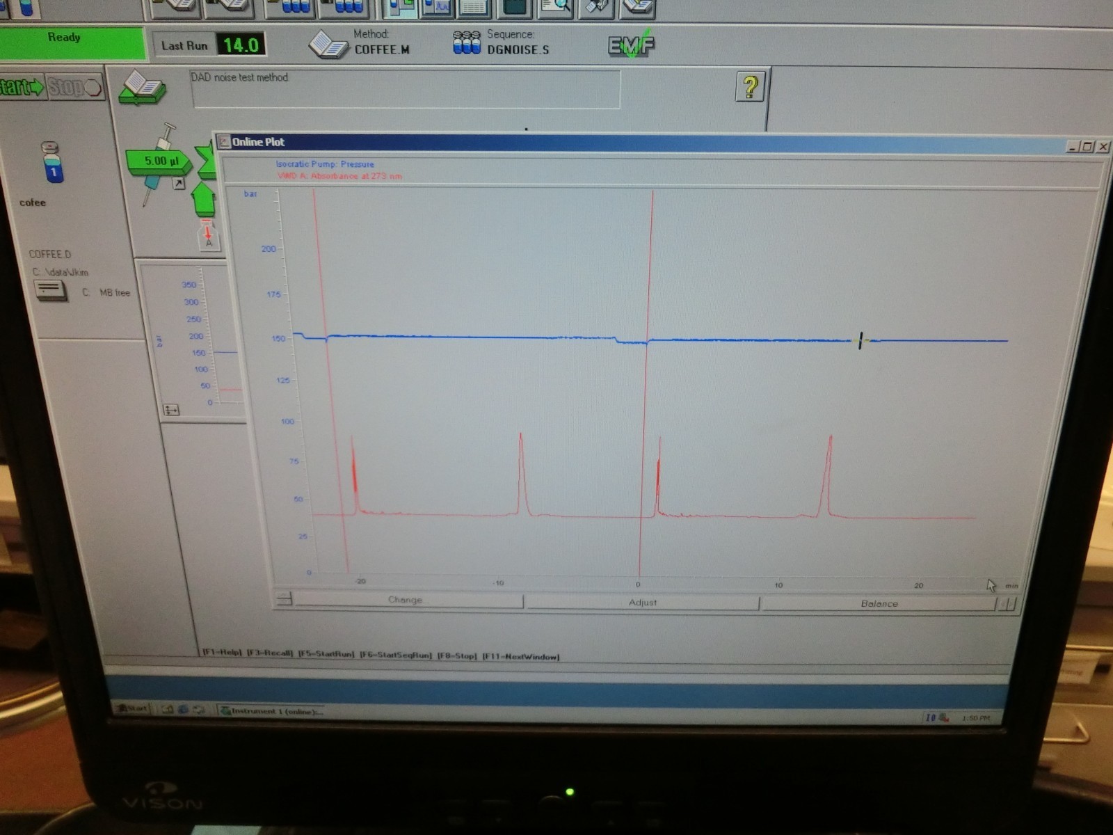 Agilent HP 1100 HPLC VWD Variable Wavelength Detector G1314A Working Tested