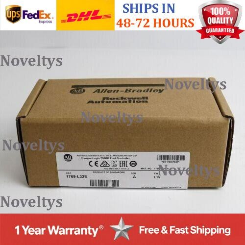 New Sealed AB 1769-L32E CompactLogix EtherNet Processor 1769L32E US Free Tax