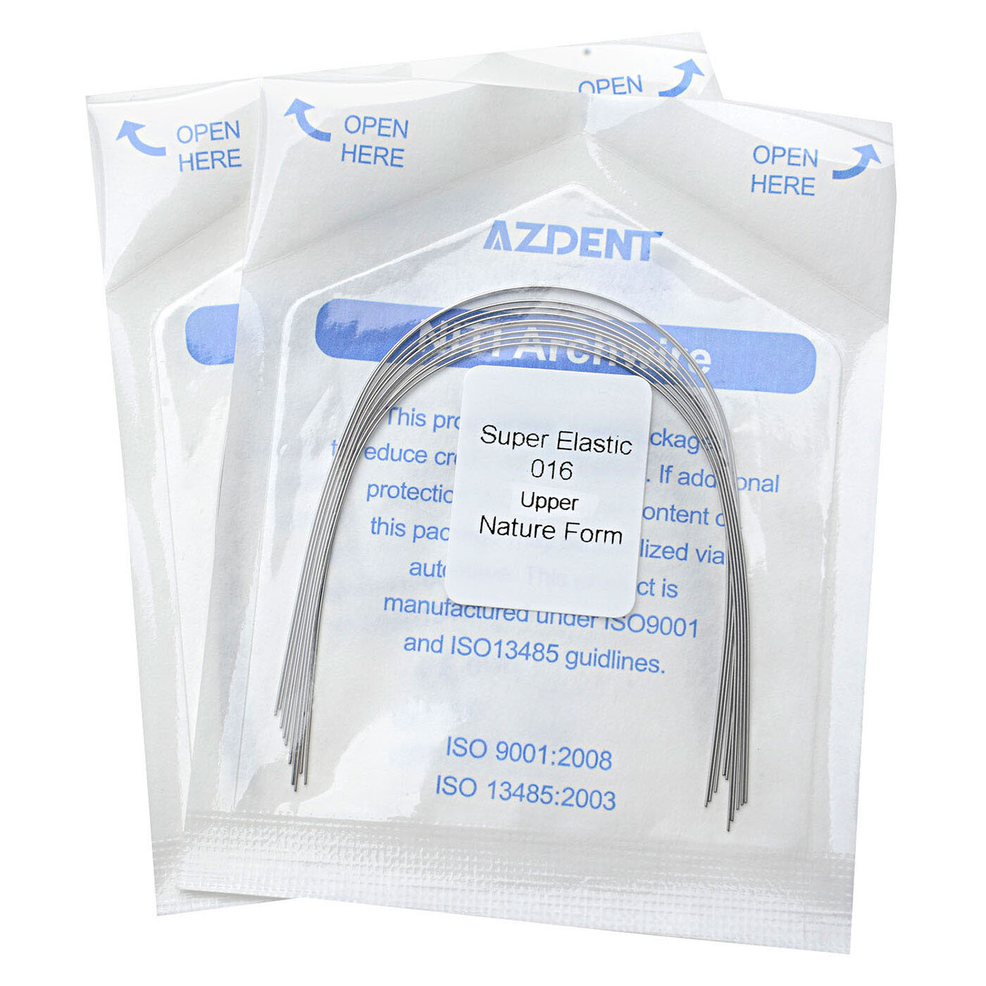 AZDENT Dental Orthodontic Arch Wire Super Elastic Niti Round Natural Nature Form