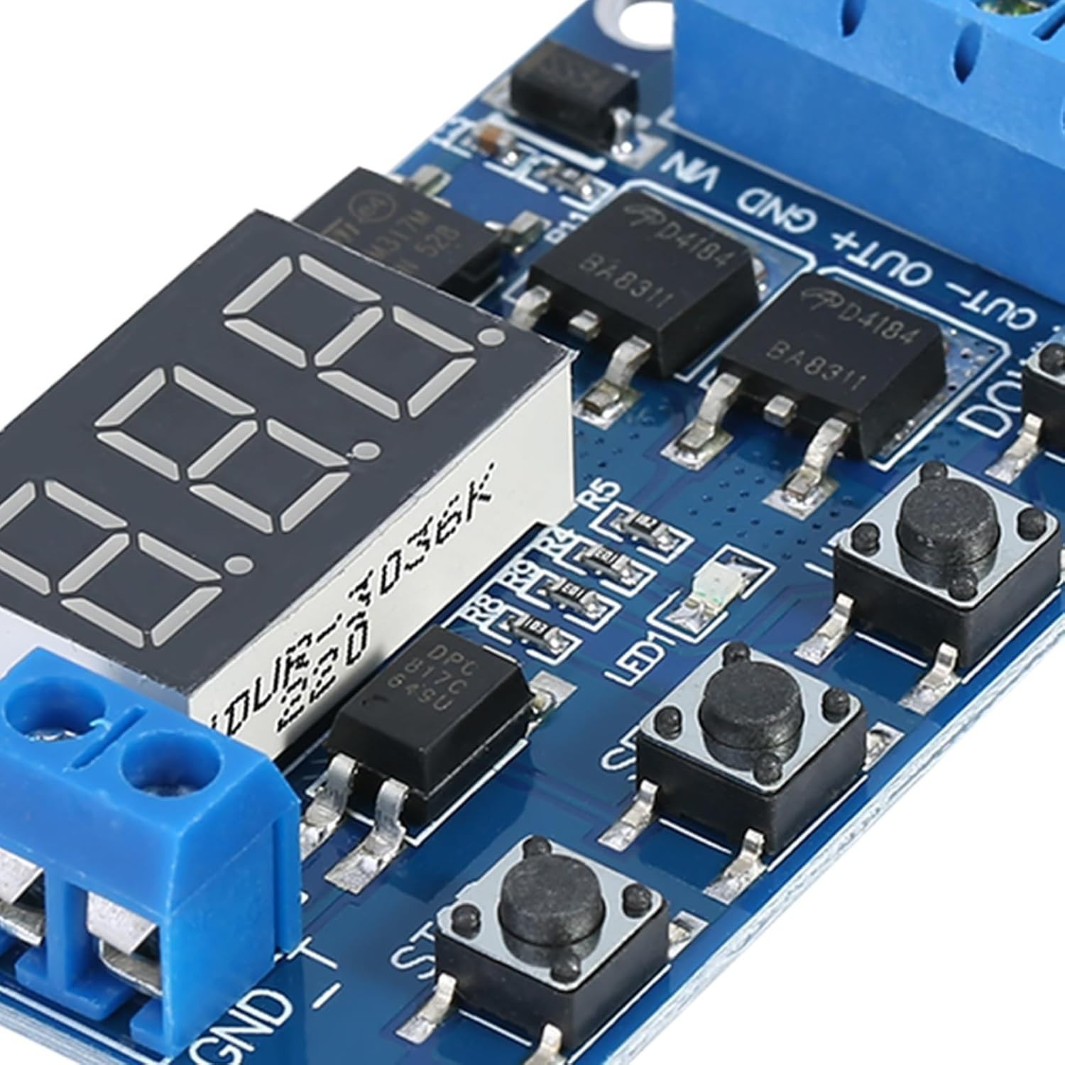 DC 5V-36V Timer Module Relay Switch with LED Display – High Performance