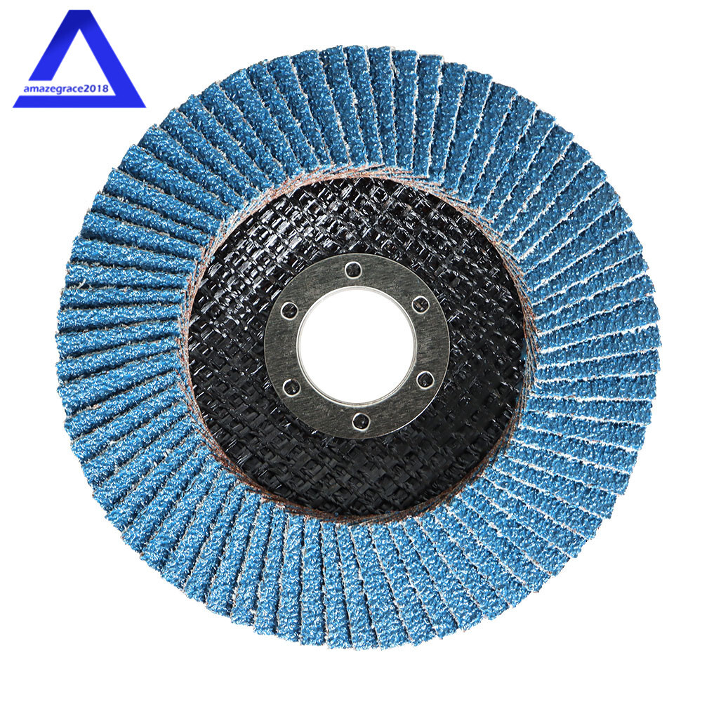 100Pack 4-1/2″×7/8” 40 Grit T29 Premium Zirconia Flap Disc Sanding Grinding