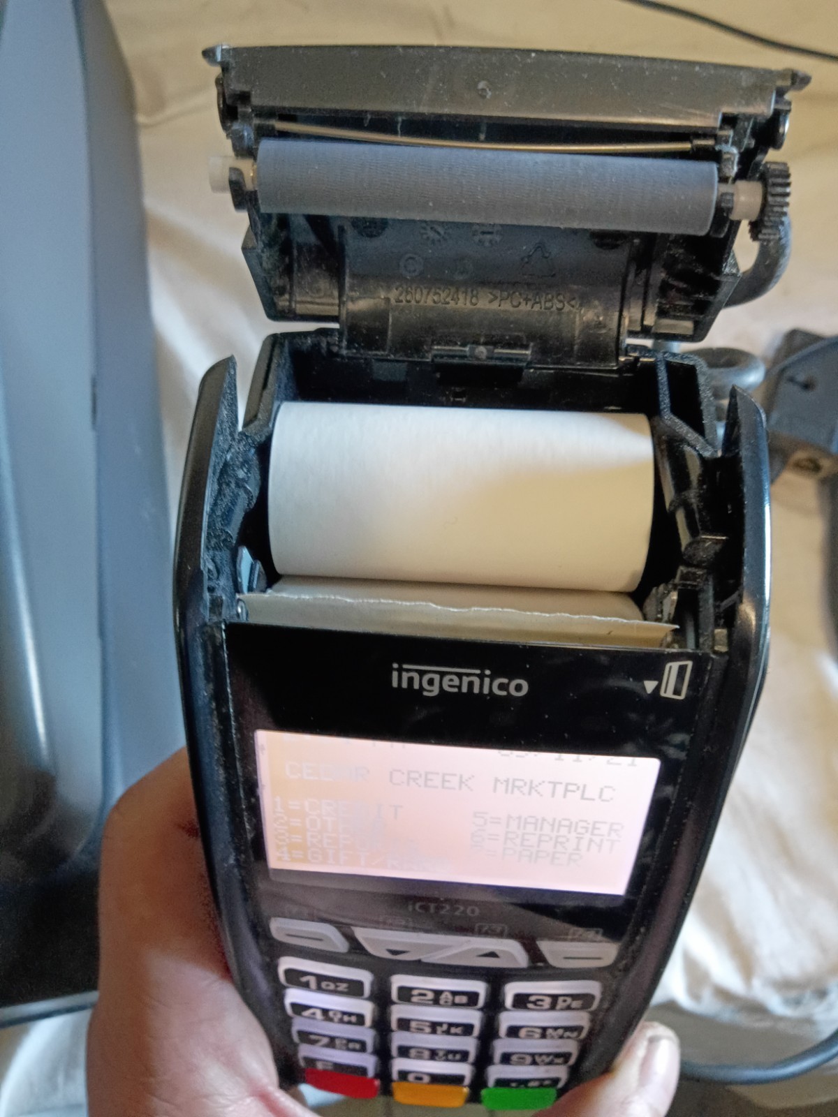 Sharp Cash Register XE-A206 With Ingenico Card Reader Printer ICT220 Free…