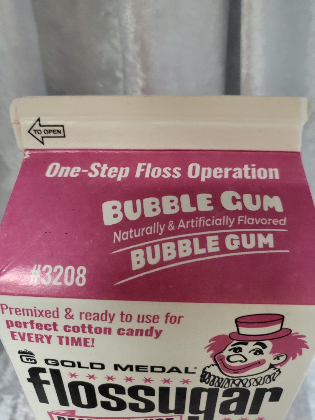 Gold Medal Flossugar Wacky Bubble Gum Cotton Candy Mix 3.25lb Sealed