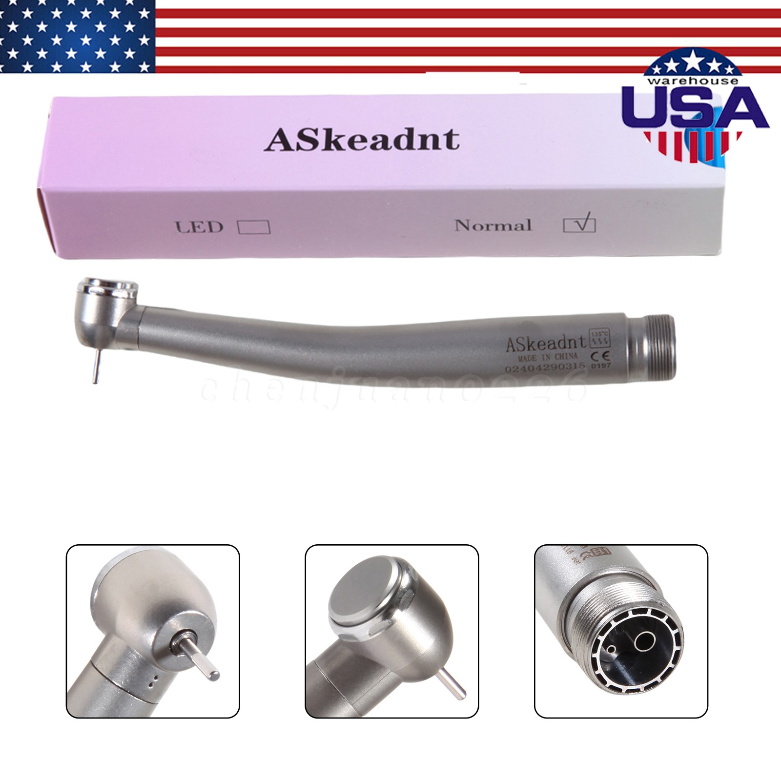 Turbina NSK PANA MAX Style Dental High Speed Handpiece Push Button 2 Hole Borden