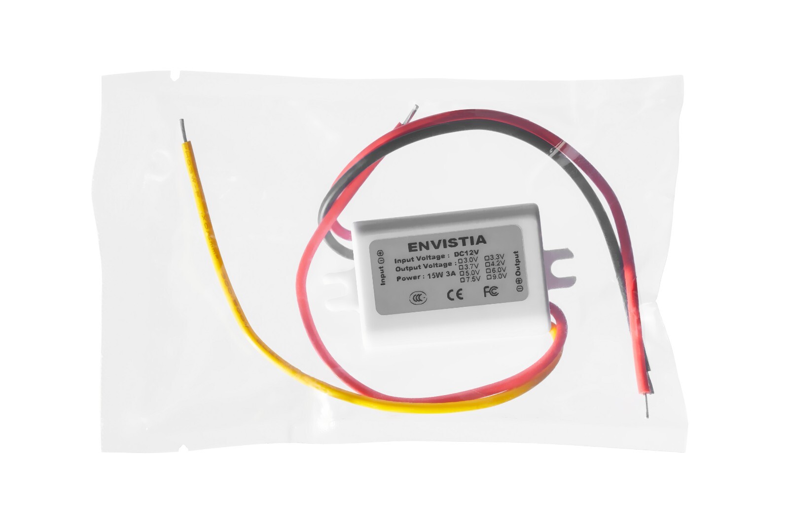 12V To 5V 3A 15W DC-DC Step Down Converter DC Power Supply Module Waterproof US