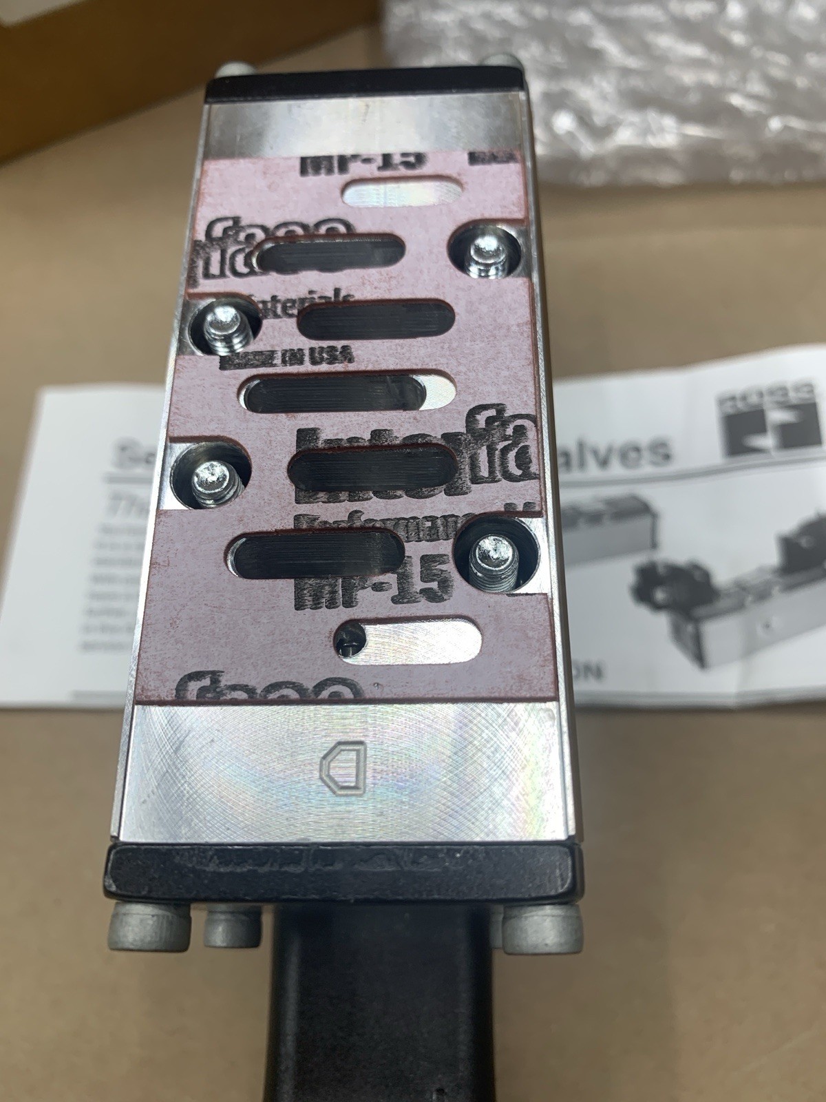 ROSS W6076B2407W SOLENOID VALVE 24 VDC