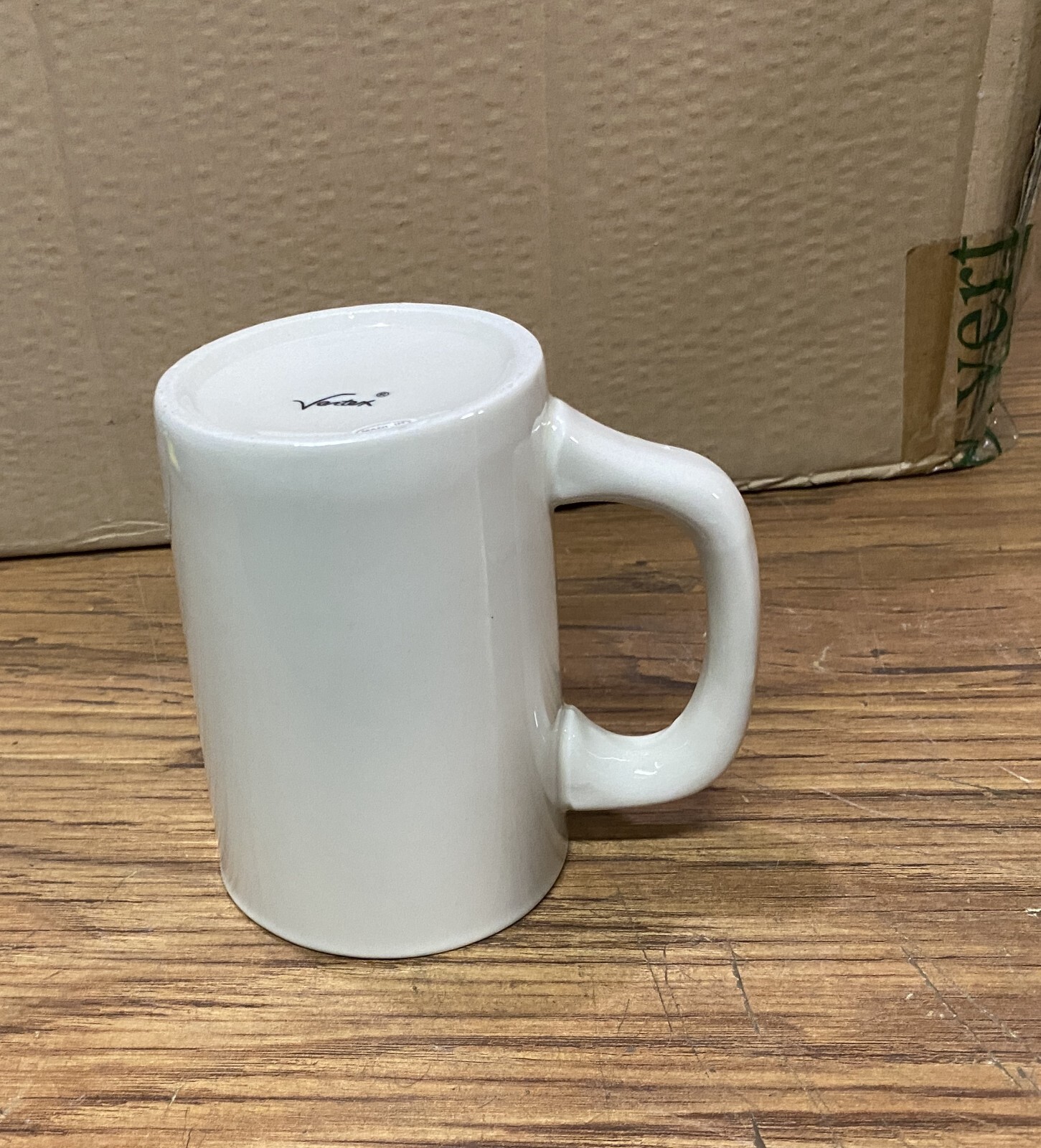 Set of 6 VERTEX CHINA Log Home Mug White 3”, 11 oz, LH-W