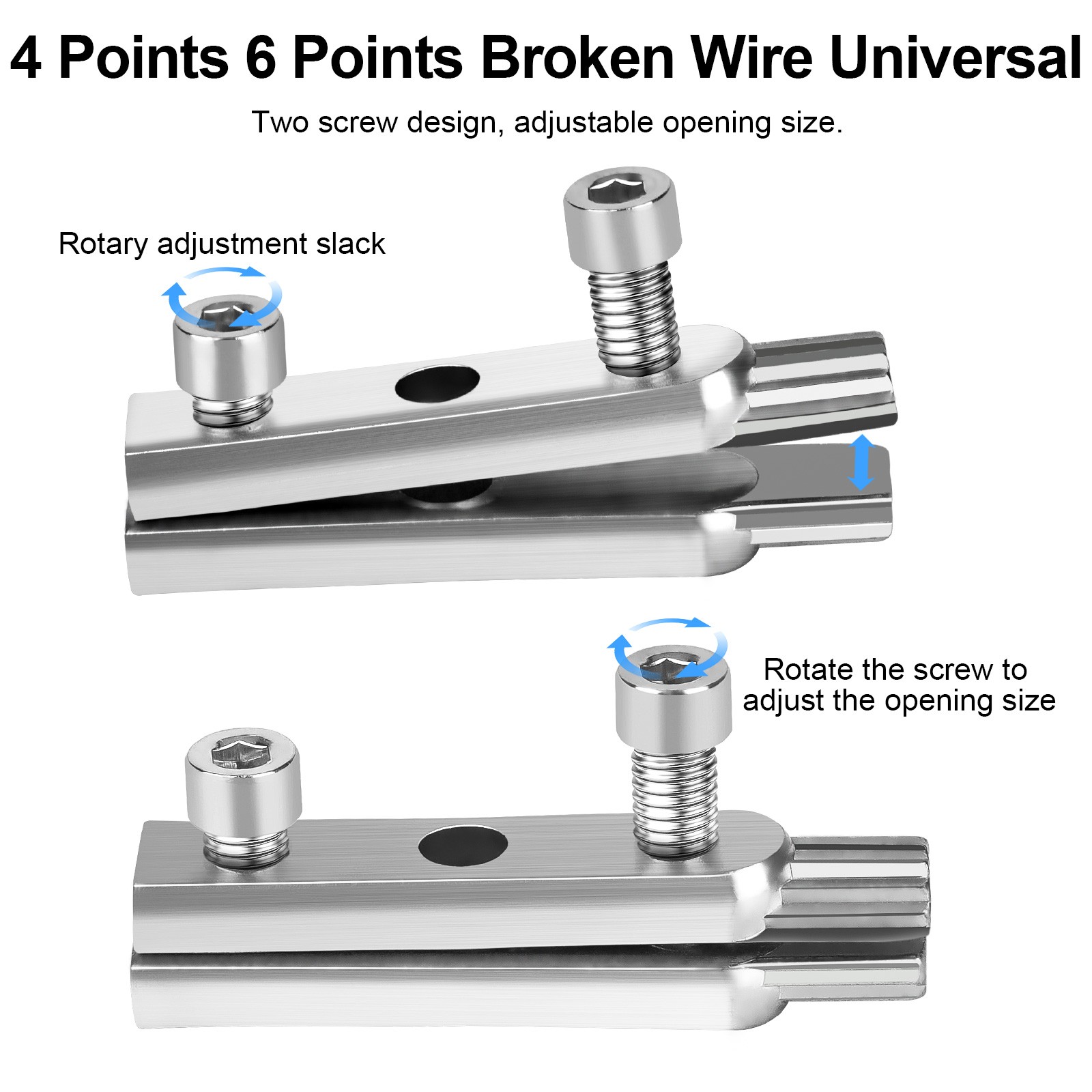 2PCS Broken Pipe Extractor Tool Set 1/2″ 3/4″ Broken Faucet & Screw Remover Kit