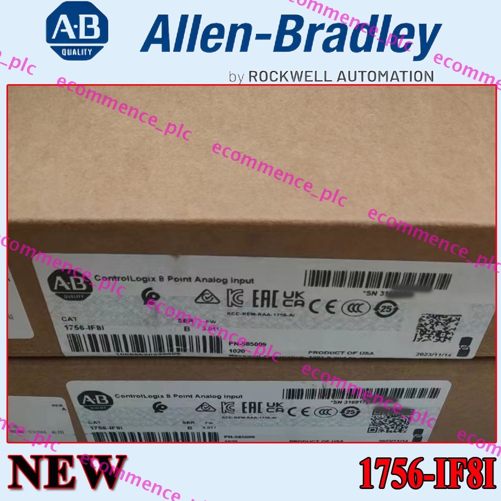 New Factory Sealed AB 1756-IF8I SER B ControlLogix 8 Point Analog Input Module