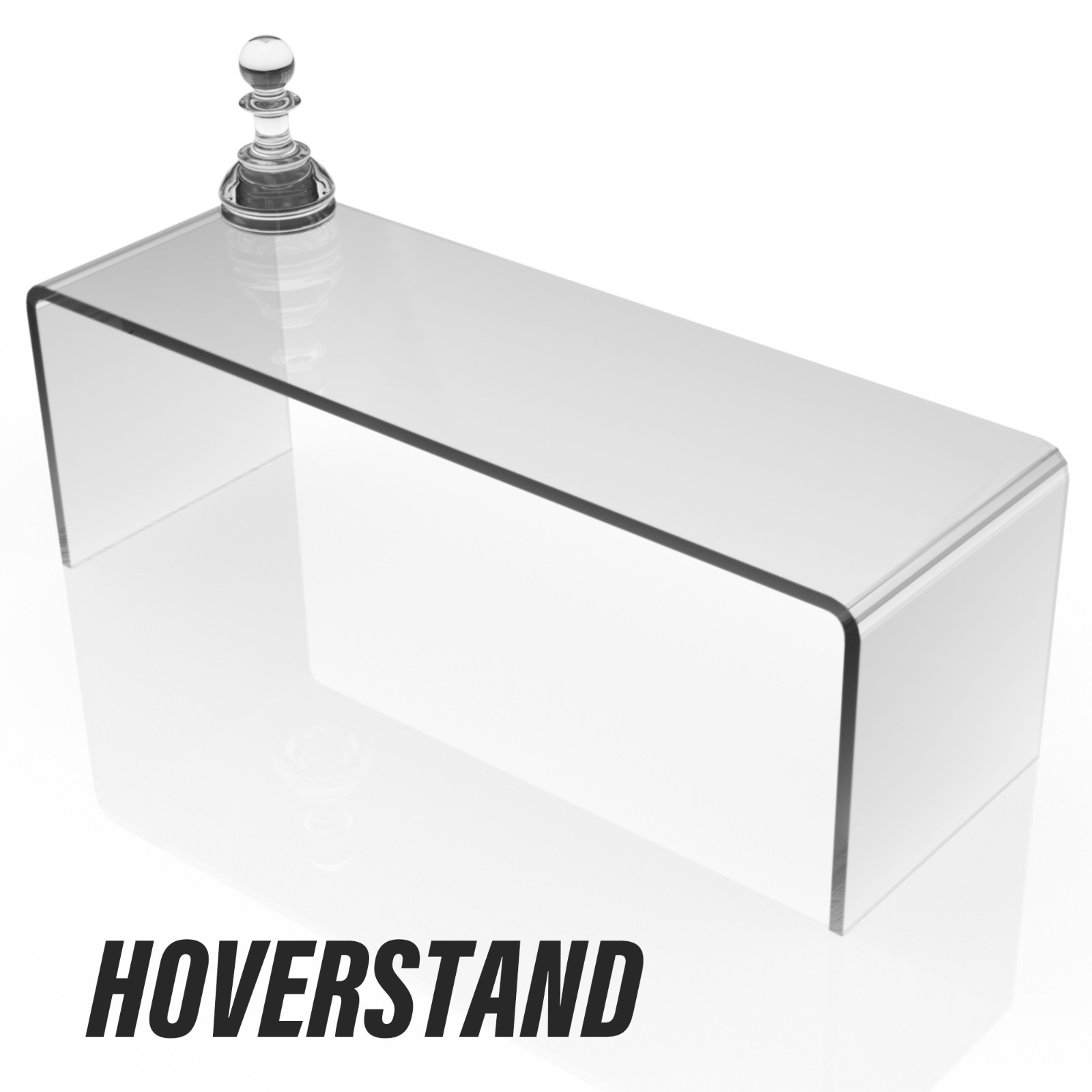 Acrylic Display Shelves Risers Plinths Stands for Collectables Items-Hoverstand