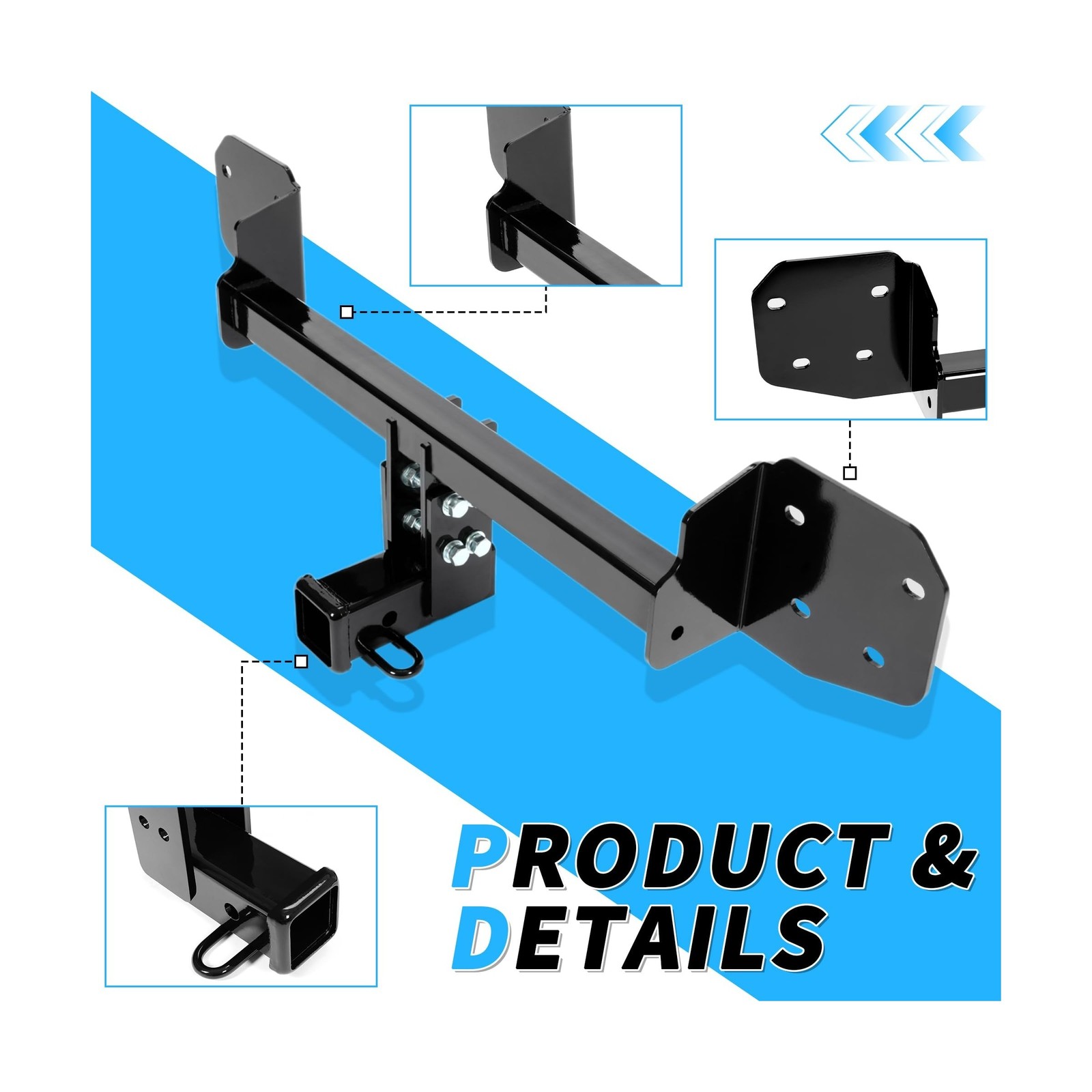 Kojem Class 3 Tow Trailer Hitch Compatible with 2010-2019 Subaru Outback with…
