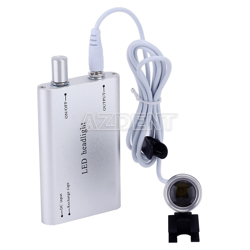 Dental LED Head Light Lamp Surgical Medical 3.5X Binocular Loupes Portable