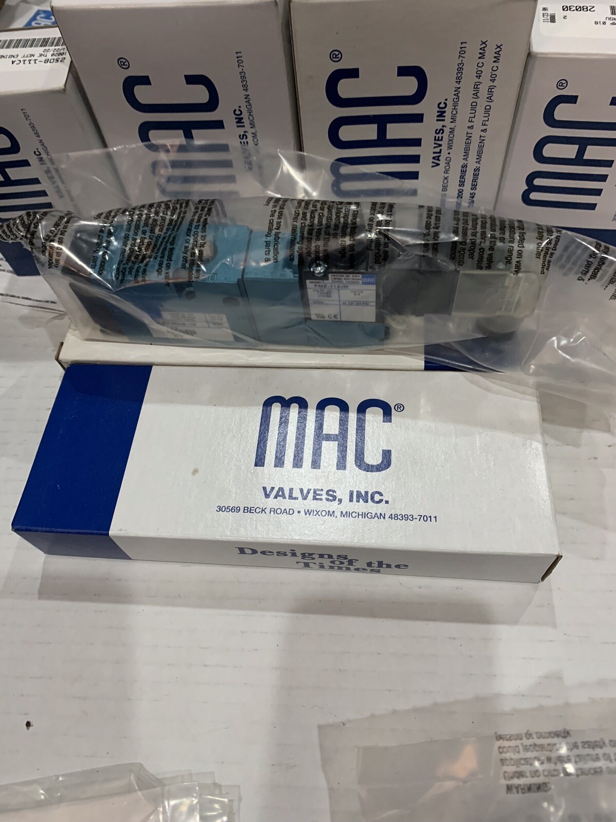 MAC Valves Inc. 811C-PM-501BA-152 Solenoid Valve w/ PME-501BAAA 24VDC NEW!!