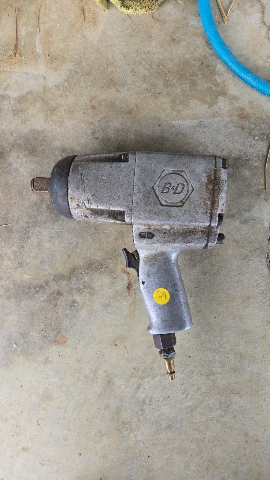 B+D 6D Pneumatic Air Impact Wrench Model 6D MPN 6D