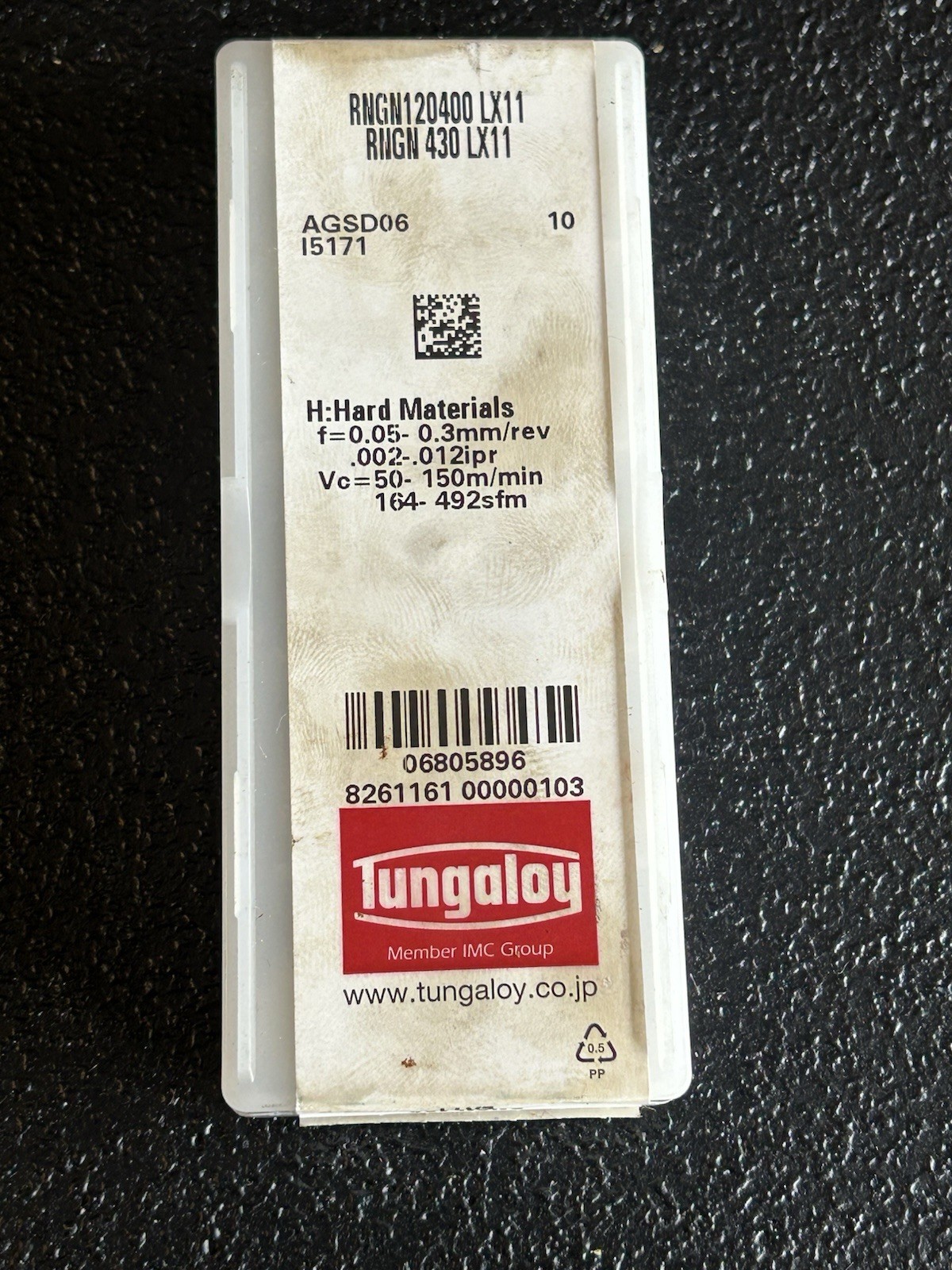 Tungaloy Ceramic Turning Insert LX11 / RNGN 430 LX11 10 PCS