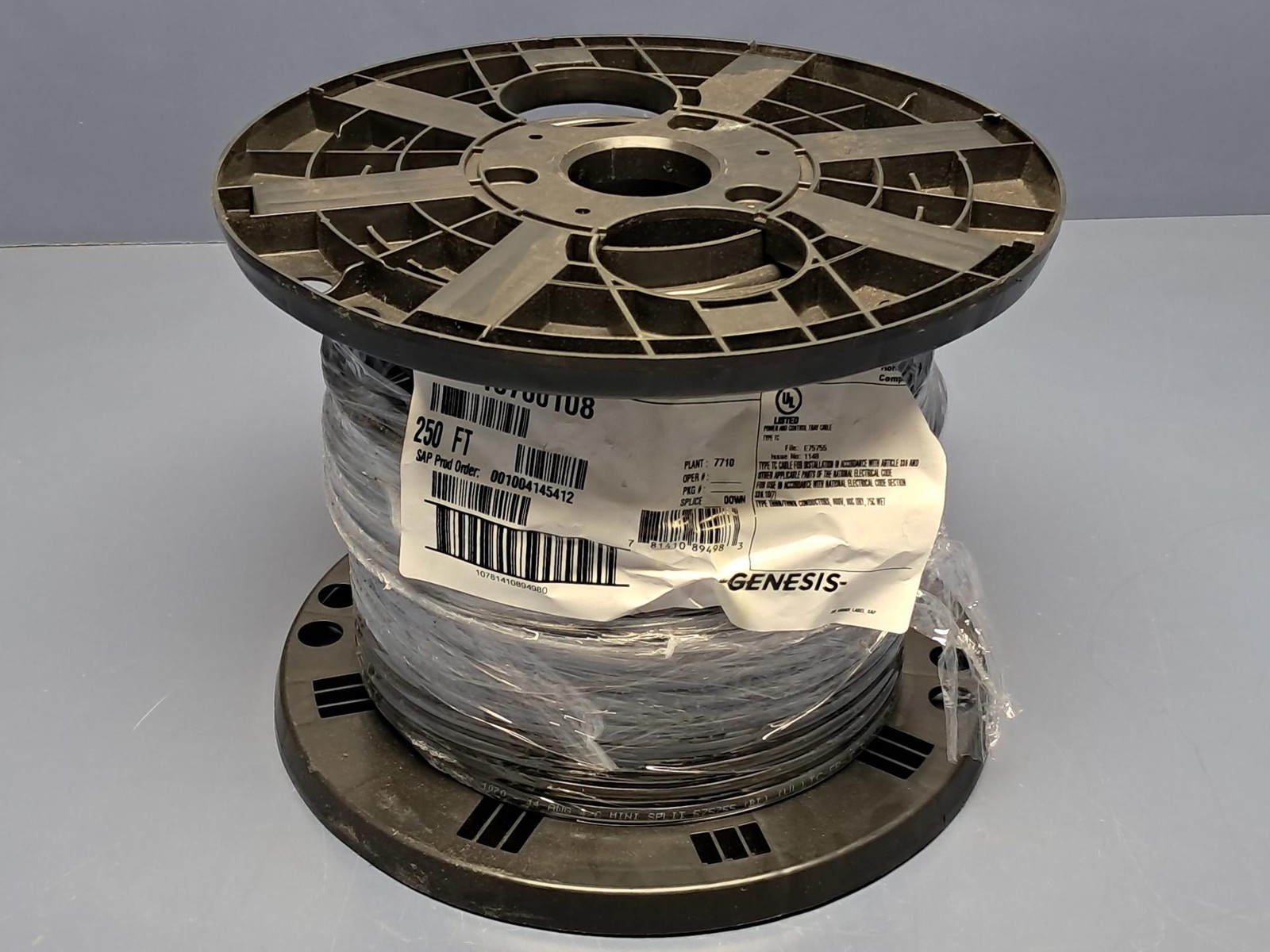 250′ HONEYWELL Genesis – 10700108 – 14/4 Mini-Split Wire Reel, 1070 Wire – NEW
