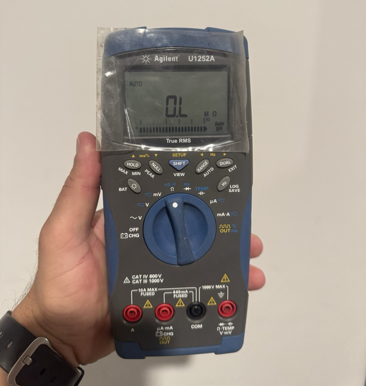 Agilent U1252A True RMS Handheld Multimeter 50,000 Count CAT III 1000V