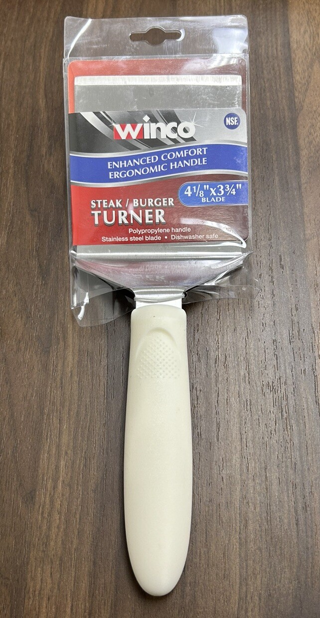 Winco TWP-41 4-1/8″ x 3-3/4″ Steak/Burger Turner / Heavy Duty / New