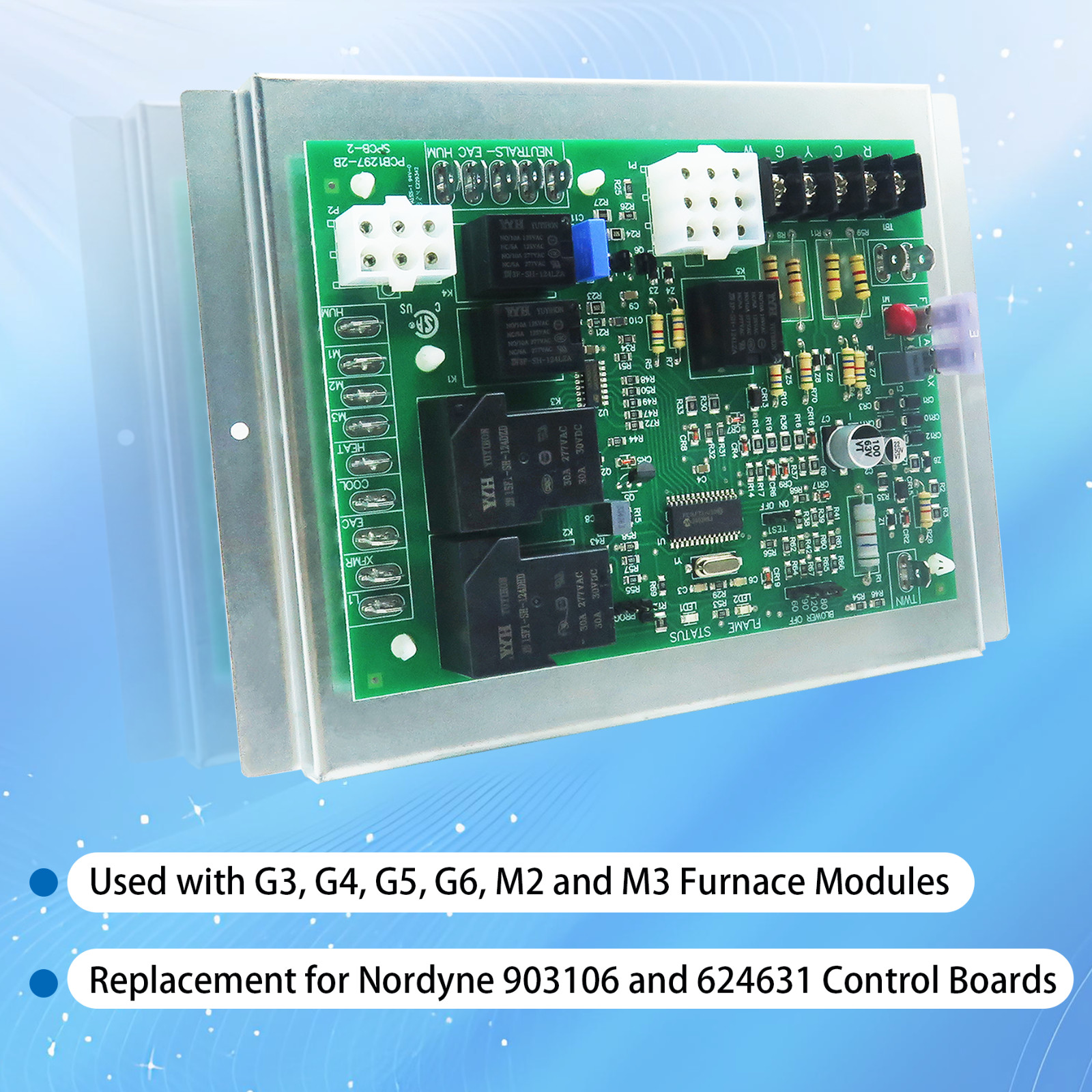 ICM2805A Furnace Control Board ，Replacement for Nordyne 903106 and 624631