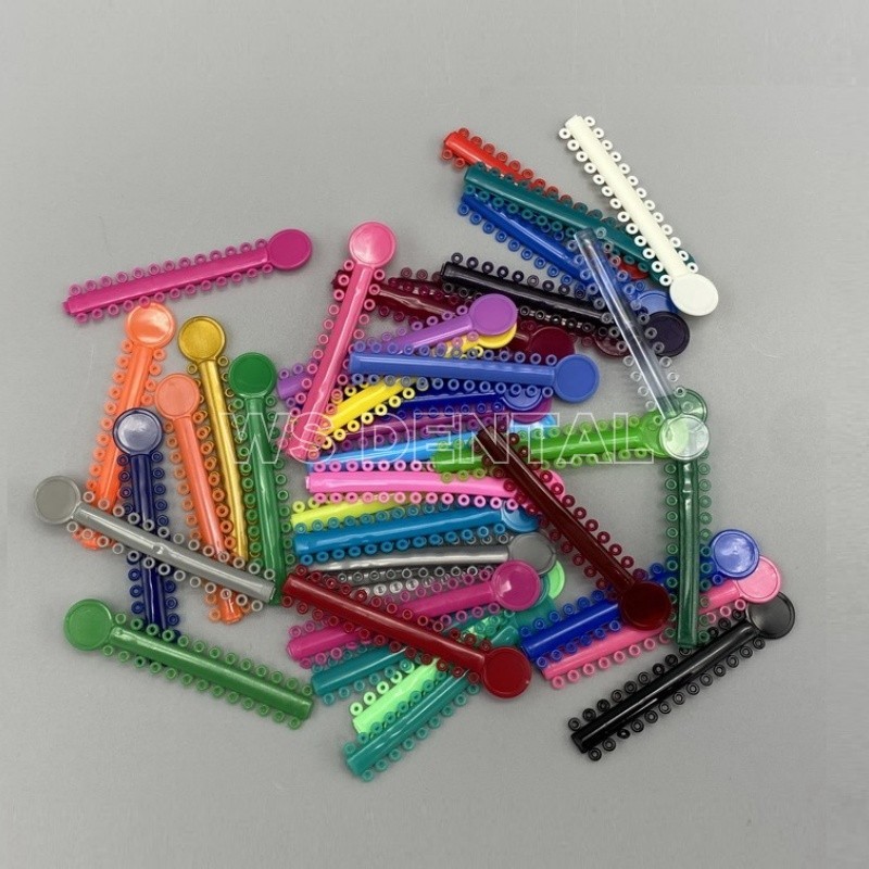 1040pcs Dental Orthodontic Elastic Ligature Ties for Brackets Brace Rubber Bands