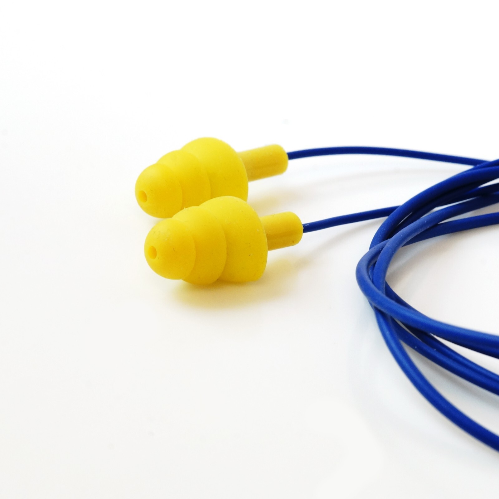 Plugfones Basic Earplug OSHA Safety working earbuds headphones Yellow USB-C