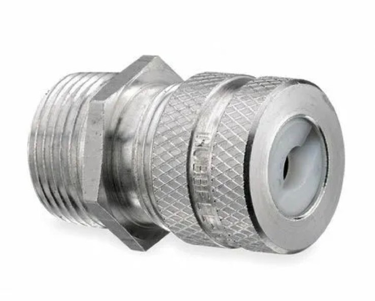 Strain Relief Cord Connector, Male, Liquid Tight, 0.5 to 0.63 in., 1/2 in.