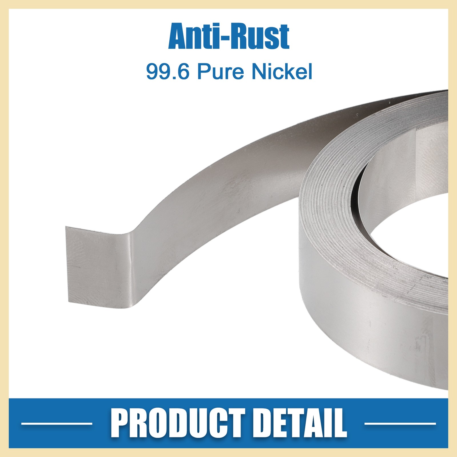 Nickel Plated Strip Tape 0.2x15mm 32.8ft for 18650 Battery Pack Welding for Auto