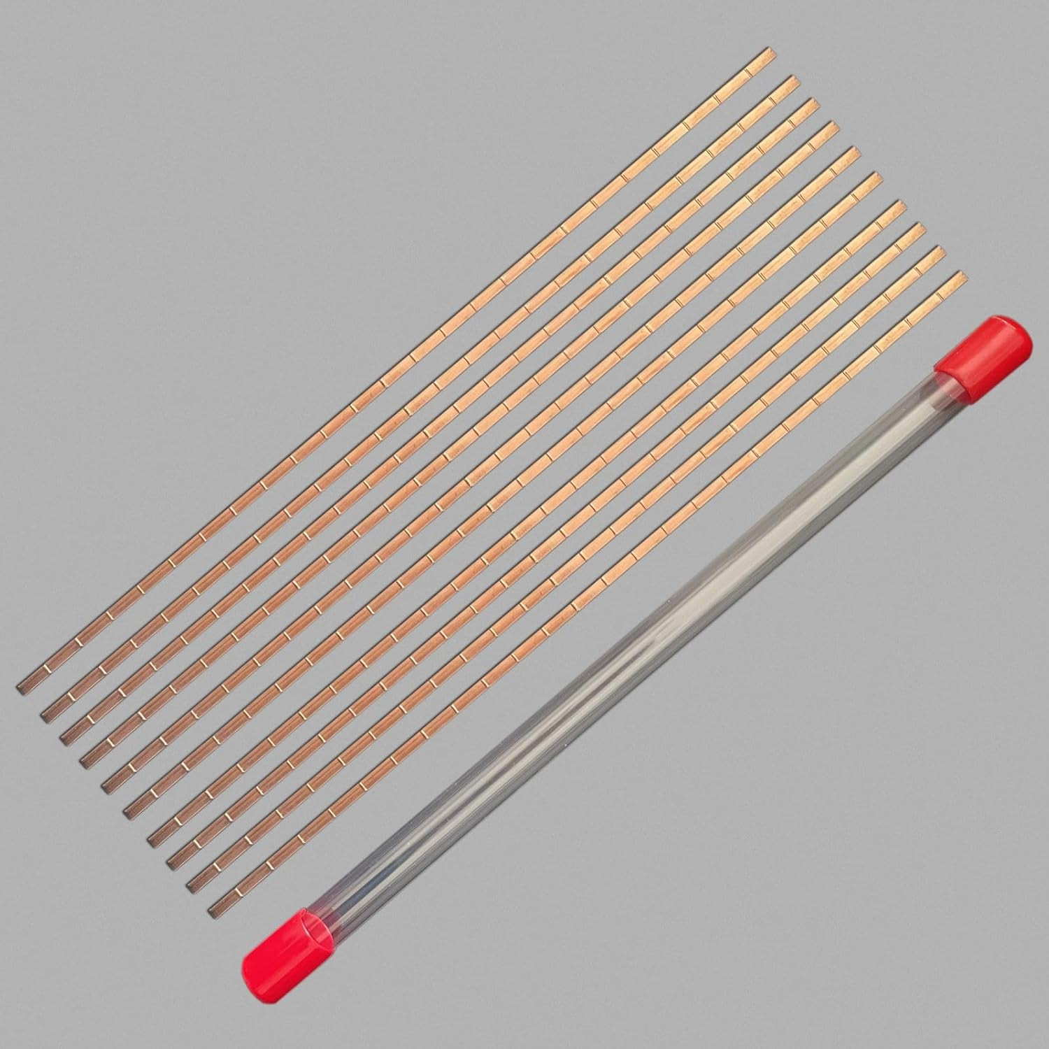 10 Sticks Brazing Rods, Phosphor Copper Solder Welding Rods No Need for Flux Low