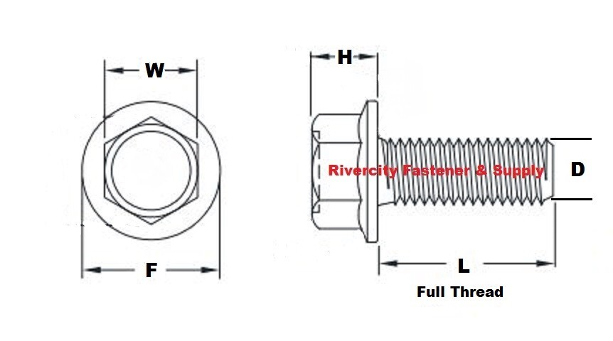 (10) M10-1.25×50 JIS Small Head Flange Bolts 10mm x 50mm Screws M10x1.25×50 FT