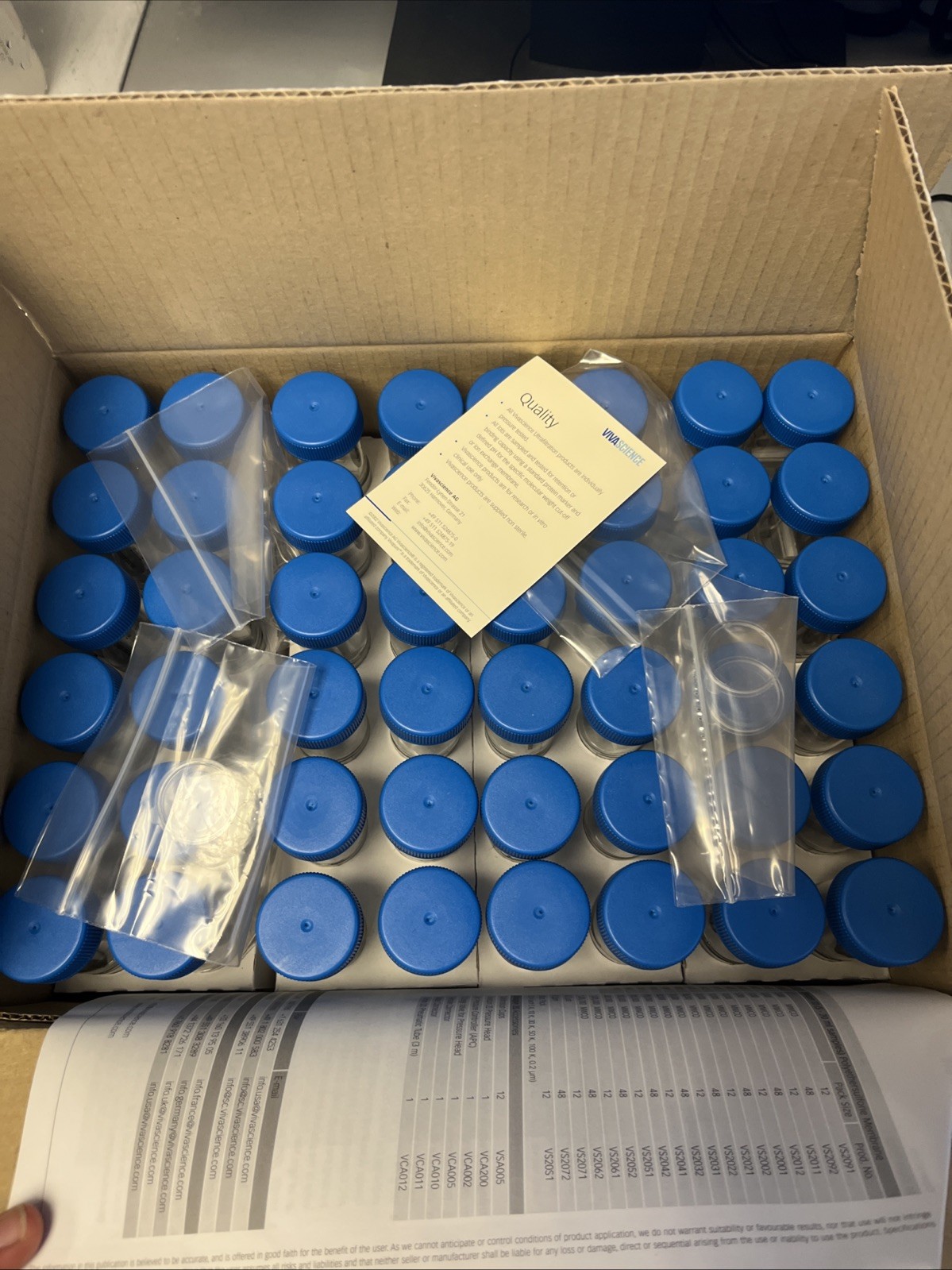 VIVASCIENCE Vivaspin 20ml Concentrator 30k MWCO PES P/N: VS2022 (48/pk)